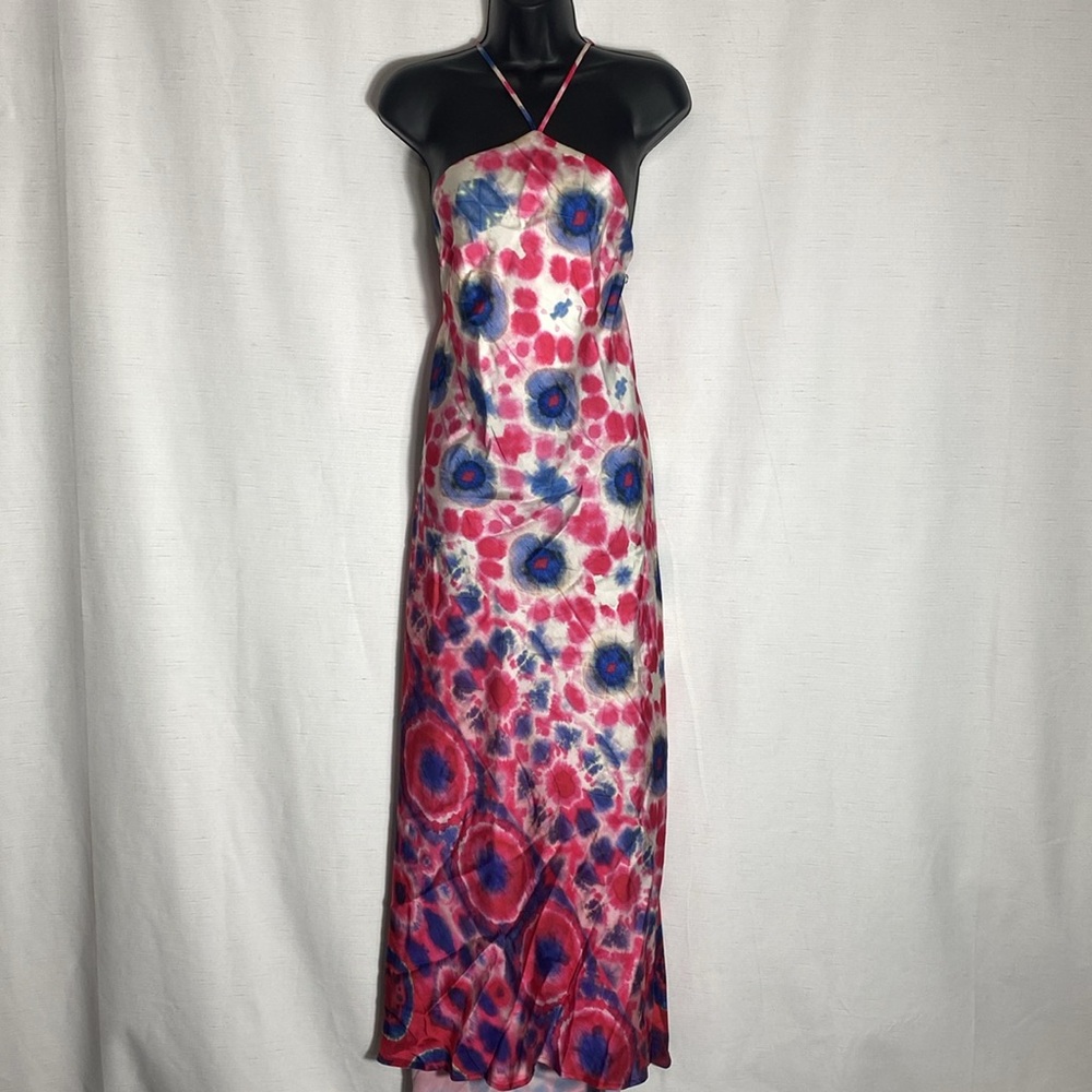 ZARA PRINTED HALTER DRESS Size XL - Picture 13 of 17